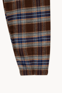Tinycottons Check Pleated Pants - Mustard - 2Y, 3Y, 4Y, 6Y