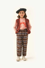 Load image into Gallery viewer, Tinycottons Check Pleated Pants - Mustard - 2Y, 3Y, 4Y, 6Y