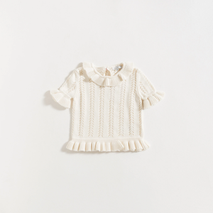 Grace Baby & Child Sweater - Ecru - 3Y, 4Y, 5Y