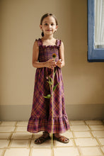 Load image into Gallery viewer, Bebe Organic Valentina Dress - Nostalgia Rose Checks - 4Y Last One