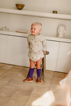 Load image into Gallery viewer, Studio Boheme Ami Bloomers- Artichoke Grey/Faded Pink - 18M, 24M