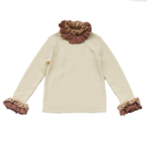 Kalinka Mia Turtleneck - Natural - 6-8Y Last One
