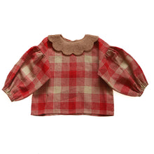 Load image into Gallery viewer, Kalinka Cordelia Shirt - Ruby Red - 4-6Y