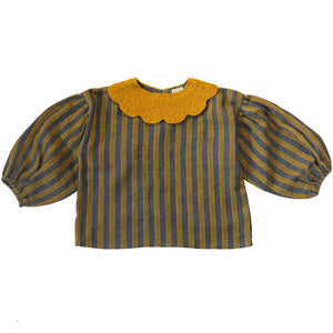 Kalinka Cordelia Shirt - Ruby Red - 4-6Y