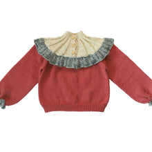 Load image into Gallery viewer, Kalinka Dove Sweater - Ruby Red - 4-5Y Last One