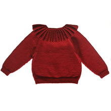Load image into Gallery viewer, Kalinka Luna Sweater - Emerald/Gold/Ruby Red