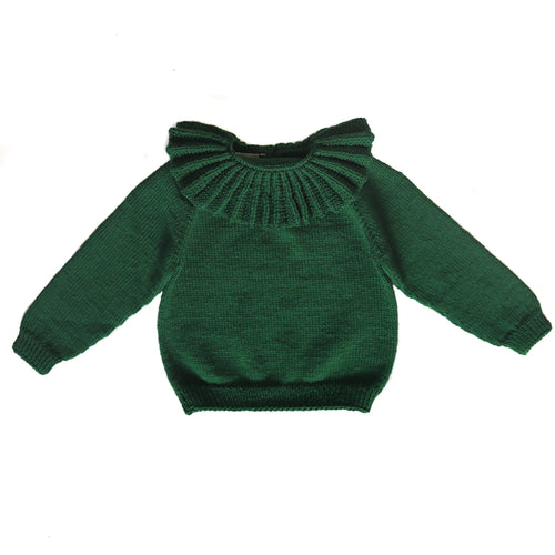 Kalinka Luna Sweater - Emerald/Gold/Ruby Red