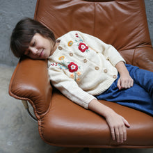 Load image into Gallery viewer, Kalinka Stephanie Cardigan - Natural - 4/5Y Last One