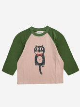 Load image into Gallery viewer, Bobo Choses Cat O&#39;Clock Long Sleeve T-shirt - 4/5Y Last Ones