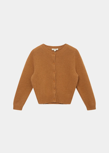 Caramel Rosa Cashmere Cardigan - Toffee - 3Y, 4Y