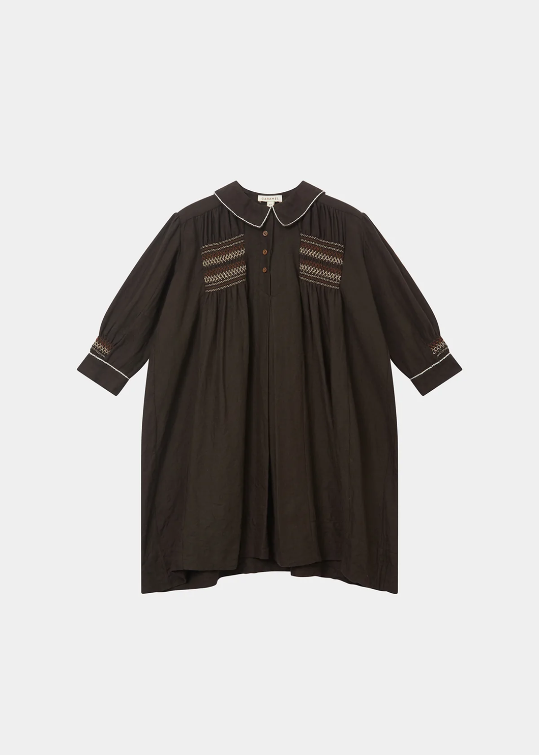 Caramel Aspen Dress - Chocolate - 3Y Last One