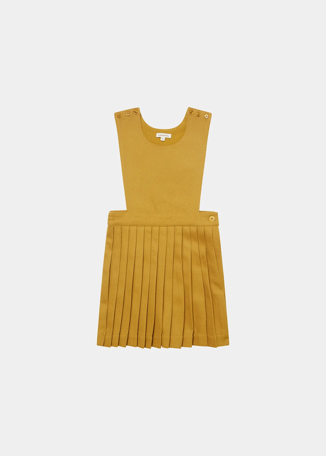 Caramel Jupiter Dress - Mustard - 3Y, 4Y, 6Y