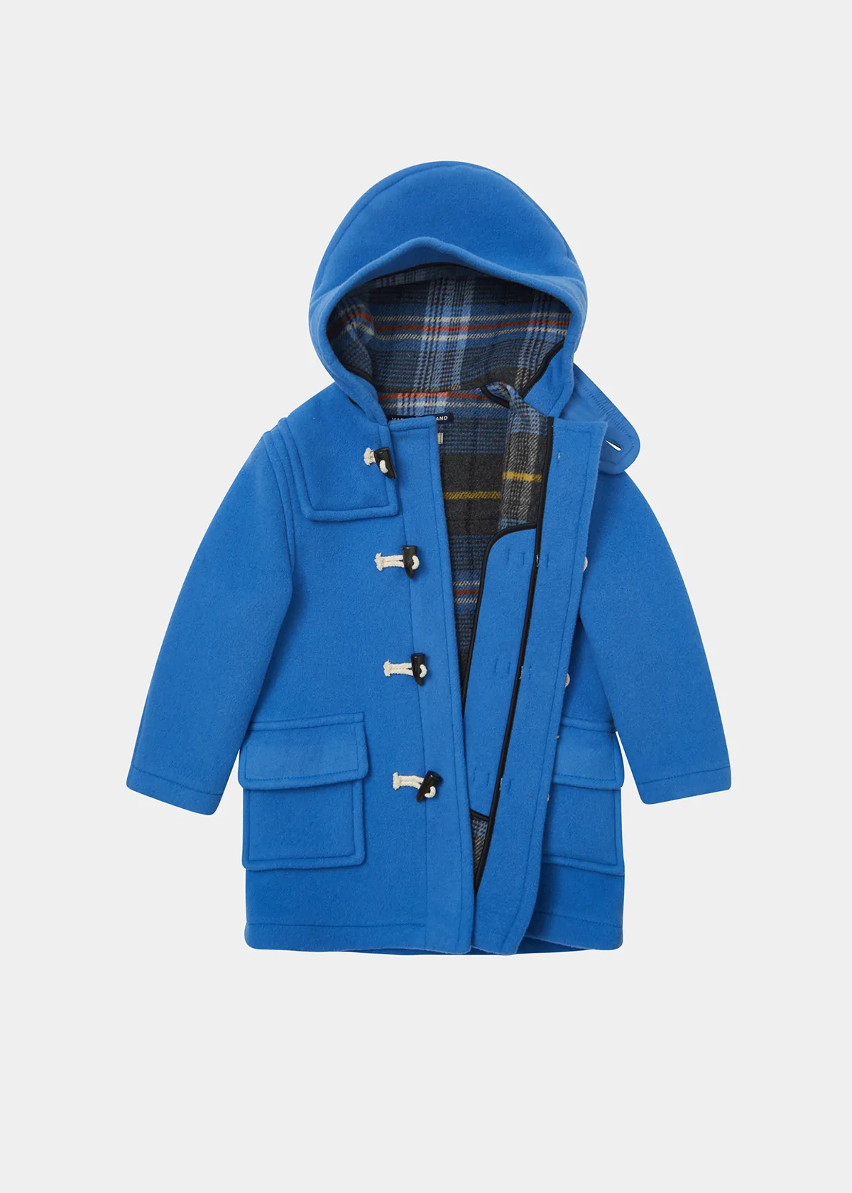 Caramel Swift Duffle Coat Sailor Blue 3Y Last Ones Rabbit Hall