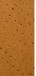 Mipounet Cotton Openwork Sweater - Ecru/Camel - 6Y Last Ones