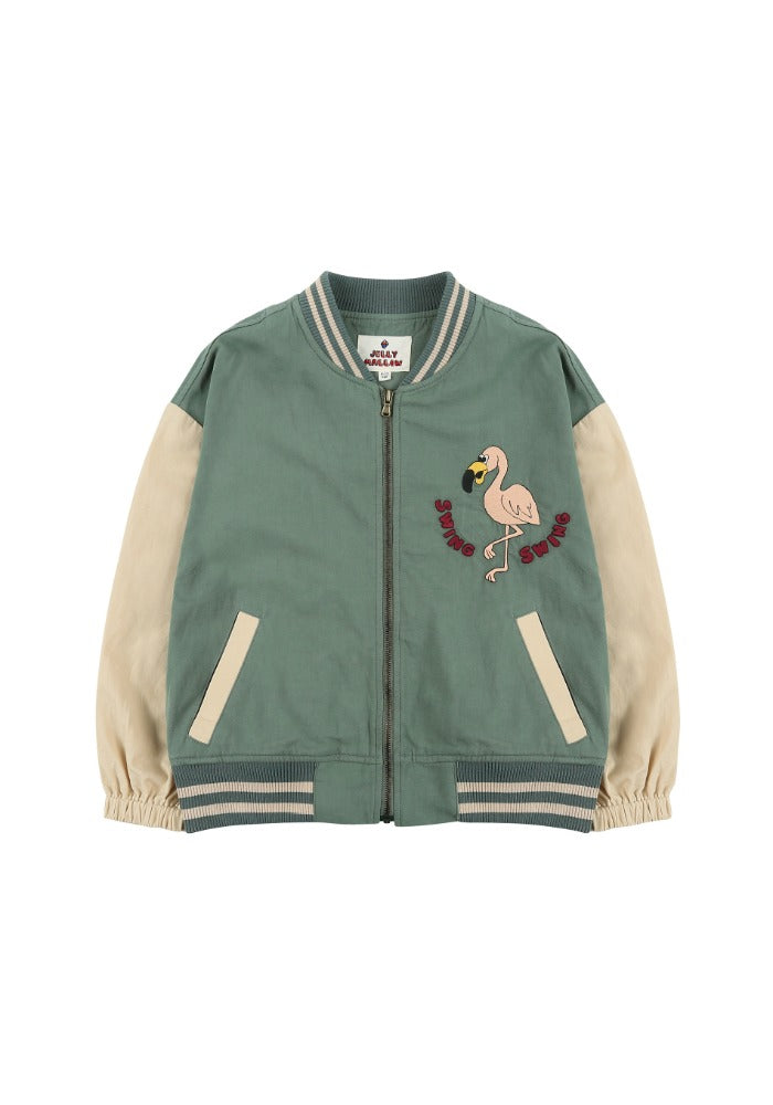 Jelly Mallow Flamingo Bomber Jacket - 100cm Last Ones