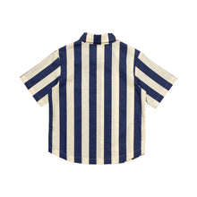 Load image into Gallery viewer, Wynken Day Shirt - Deck Stripe Midnight - 2y Last One