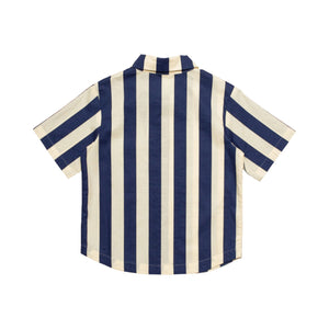 Wynken Day Shirt - Deck Stripe Midnight - 2y Last One