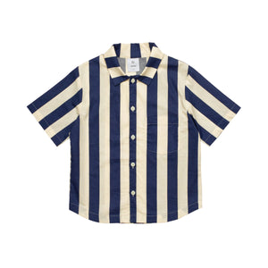 Wynken Day Shirt - Deck Stripe Midnight - 2y Last One