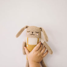 Load image into Gallery viewer, Main Sauvage Knitted Soft Toy - Bunny - Ochre Overall