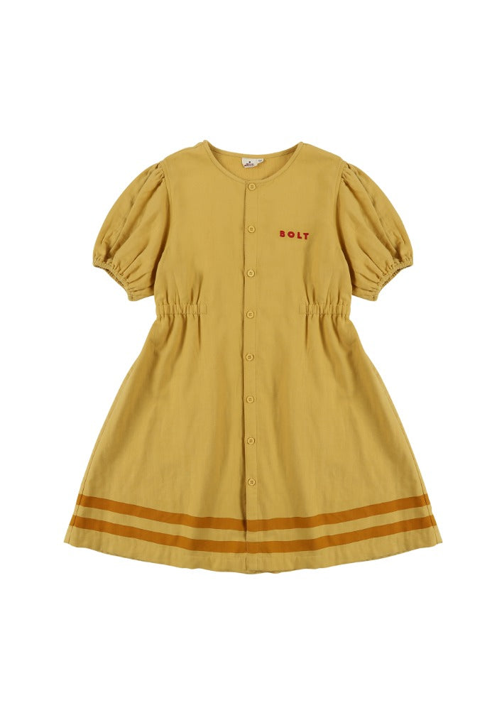 Jelly Mallow Bolt Puff Dress - 110cm Last One