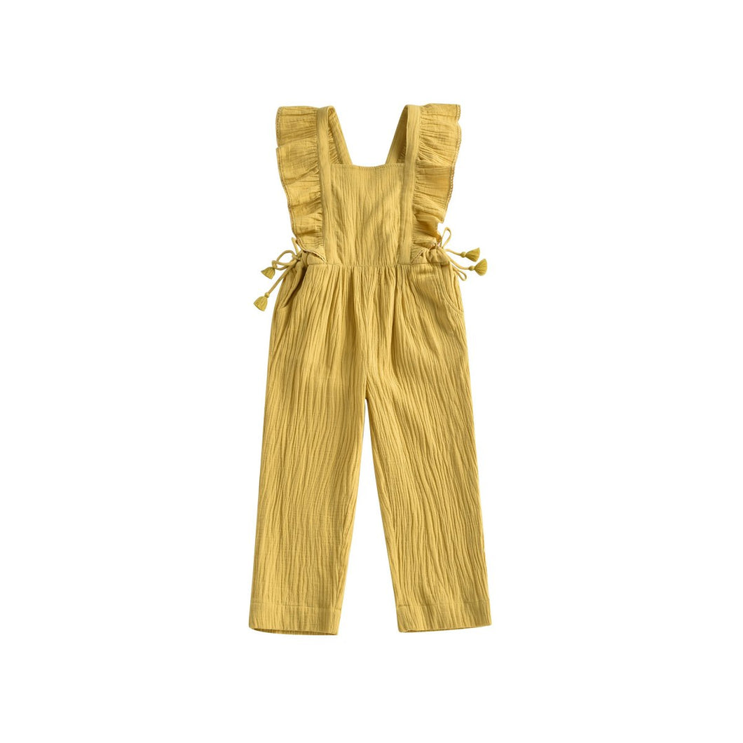 Louise Misha Organic Amish Overall - Honey - 5Y Last One