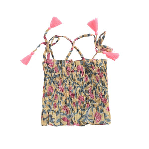 Louise Misha Top Miami - Lemon Flowers - 4Y, 5Y