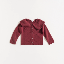 Load image into Gallery viewer, Grace Baby &amp; Child Cardigan - Granate - 2Y, 4Y, 5Y