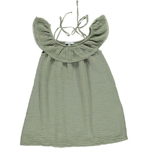 Bebe Organic Birgita Dress - Khaki 3Y Last One