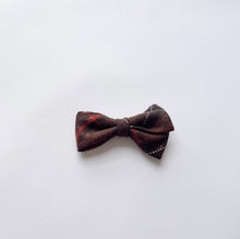Load image into Gallery viewer, Rae Big Bow Hair Clips - Brown