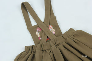 Pourenfant Amber Skirt - Beige, Brown, Khaki - 100cm, 110cm