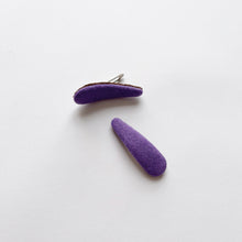Load image into Gallery viewer, Rae  Plain Hair Clips - Purple, Denim