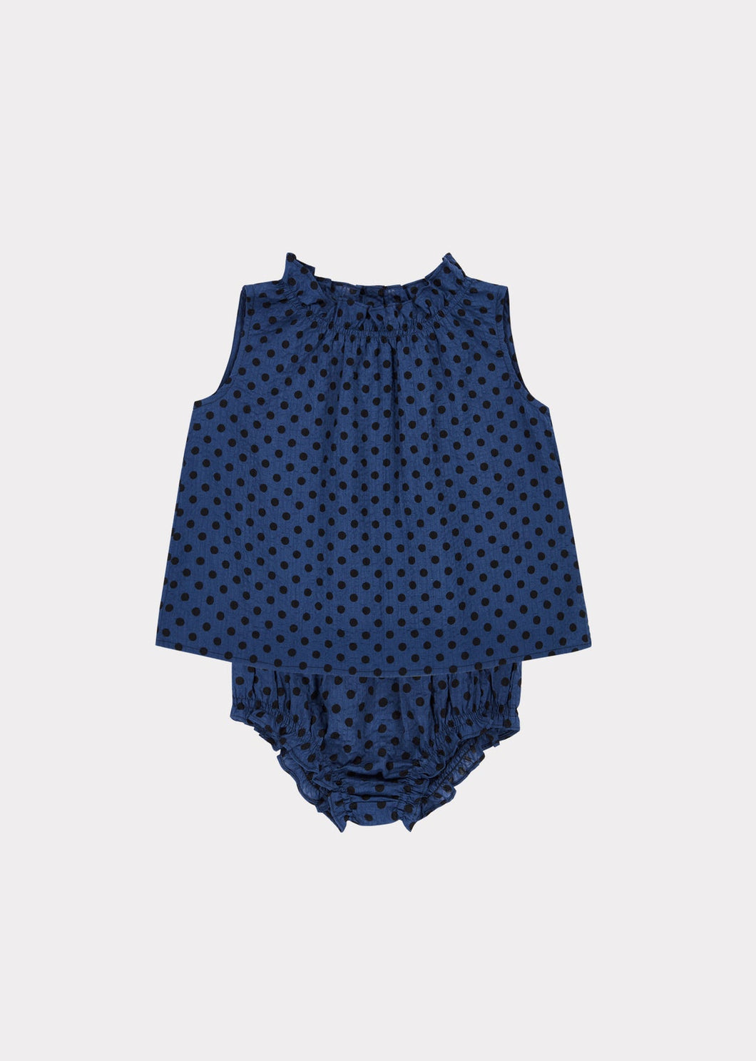 Caramel Alberta Set - Black Polka Dot - 3Y, 4Y