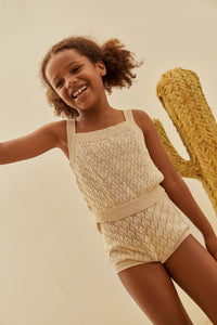 Mipounet Dakota Cotton Openwork Top - 6Y Last One