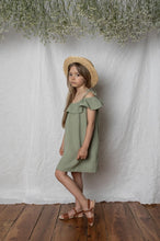 Load image into Gallery viewer, Bebe Organic Birgita Dress - Khaki 3Y Last One