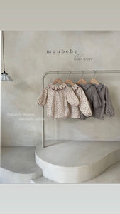 Monbebe Isabe Blouse - Heart/Flower - 3/4Y, 5/6Y, 7/8Y