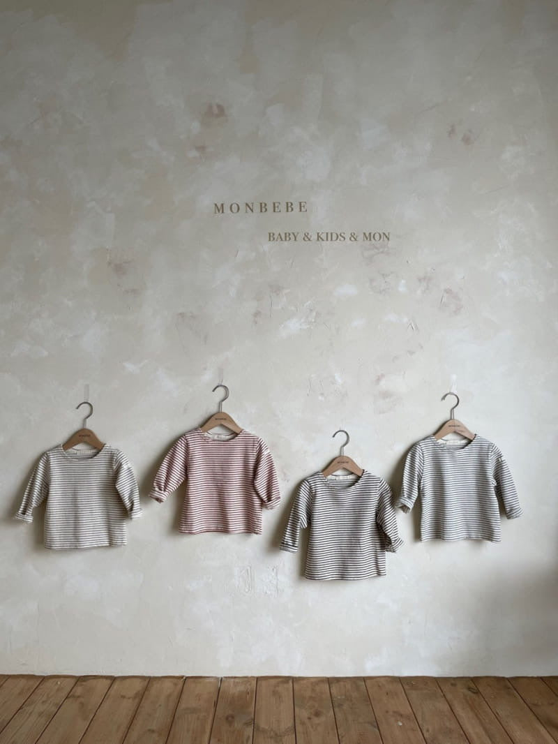 Monbebe Saint Tee - Blue, Brick - 3/4Y, 5/6Y