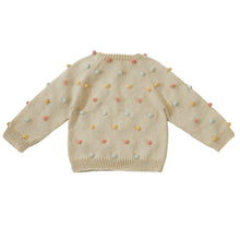 Load image into Gallery viewer, Kalinka Kids Viola Sweater - Milk/Multiple, Rose/Milk - 2-3Y, 3-4Y, 4-5Y, 5-6Y