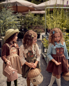 Pourenfant Amber Skirt - Beige, Brown, Khaki - 100cm, 110cm