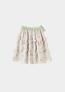 Caramel Azalea Skirt - Rose Bouquet- 3Y, 4Y, 6Y