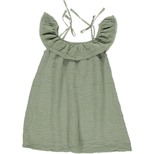 Bebe Organic Birgita Dress - Khaki 3Y Last One