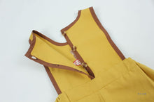 Load image into Gallery viewer, Pourenfant Mushroom Jumpsuit - Beige, Mustard, Brown - 100cm, 110cm