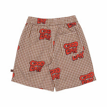 Load image into Gallery viewer, Wynken Day Short - Caramel Gingham/Red - 4Y, 6Y