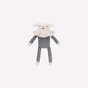 Main Sauvage Knitted Soft Toy - Lamb - Slate Dots Pyjamas