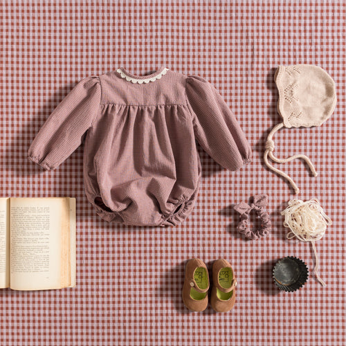 Grace Baby & Child Romper - Pink Wood Winker - 18M, 2Y