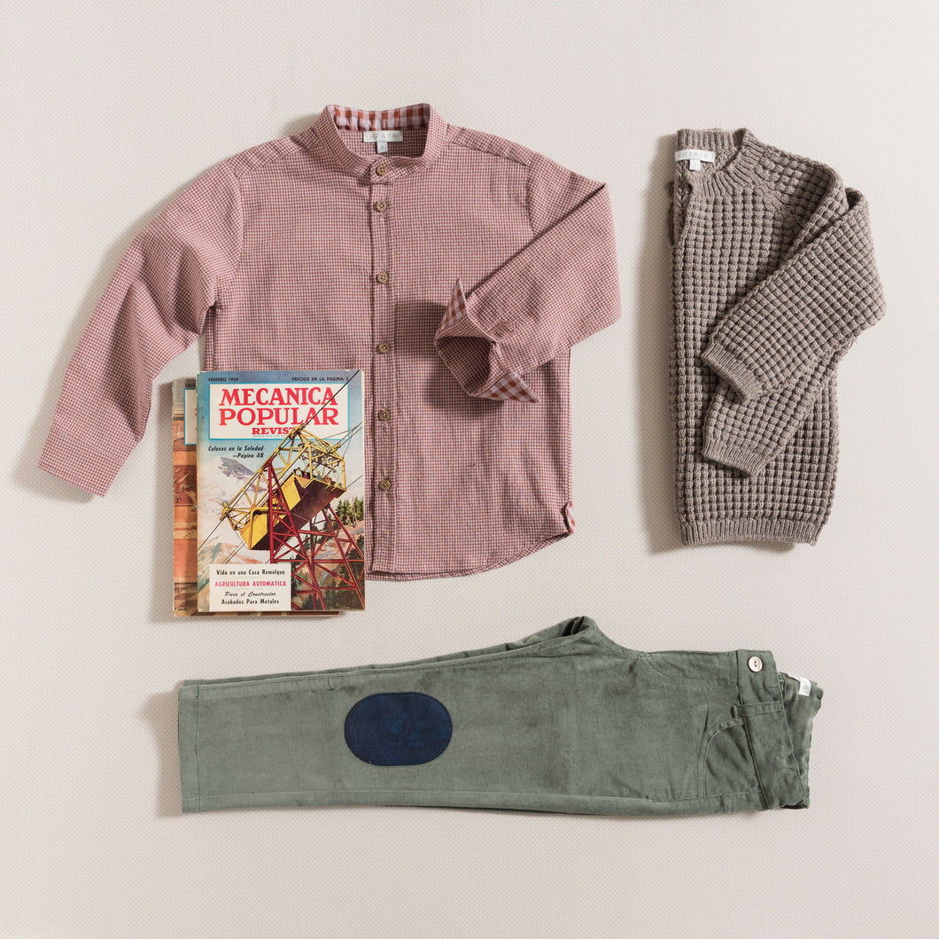 Grace Baby & Child Shirt - Pink Wood Winker - 3Y, 4Y, 5Y