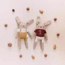 Load image into Gallery viewer, Main Sauvage Knitted Soft Toy - Bunny - Ochre Overall