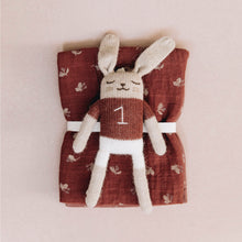 Load image into Gallery viewer, Main Sauvage Knitted Soft Toy - Bunny - Sienna T-shirt