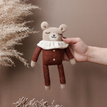 Load image into Gallery viewer, Main Sauvage Knitted Soft Toy - Teddy - Sienna Pyjamas
