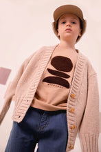 Load image into Gallery viewer, Mipounet Oversized Knit Cardigan - Chestnut - 2Y, 4Y, 6Y