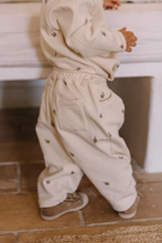 Load image into Gallery viewer, Studio Boheme Carrot Pants - Artichoke Ecru/Artichoke Grey - 36M